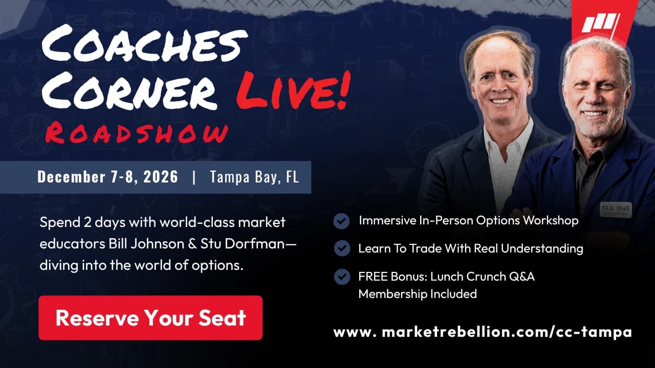 Coaches Corner LIVE Roadshow - December 7-8, 2026, Tampa Bay, FL. Reserve your seat