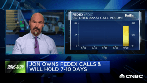 $FDX bulls double their money