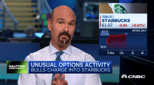 $SBUX calls spike higher overnight