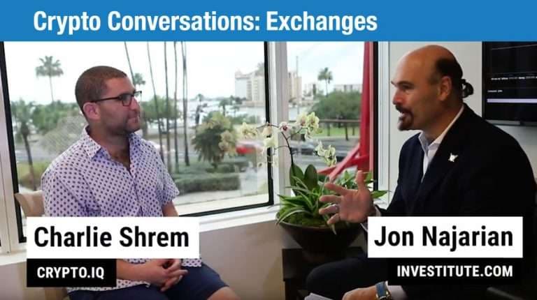 Crypto Conversations: Jon Najarian and Charlie Shrem of Crypto.IQ Discuss Exchanges