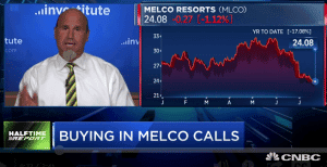 $MLCO call prices triple overnight