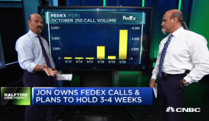 $FDX calls double overnight
