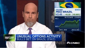 Pete Najarian Sees Unusual Option Activity in $EWZ & $ON