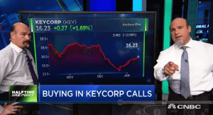 Calls score after $KEY earnings