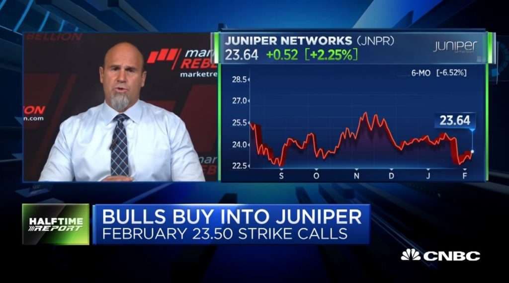 Pete Najarian Sees Unusual Option Activity in $JNPR and $IWM