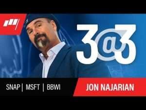 3@3 with Jon Najarian – August 17, 2021 – SNAP, MSFT, BBWI