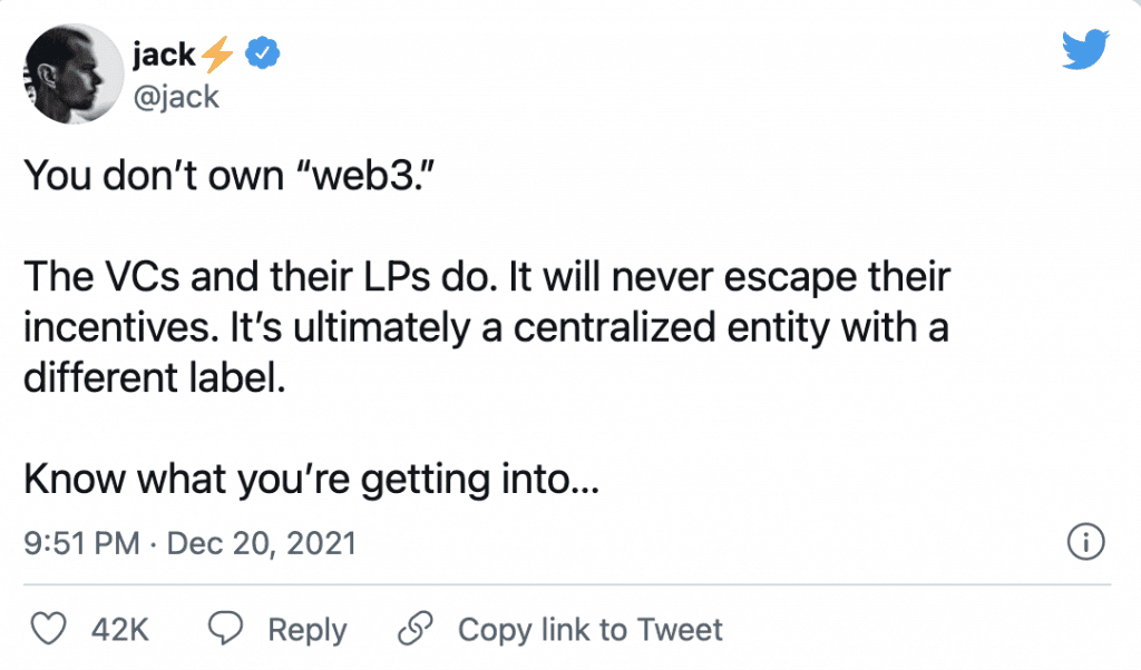 Jack Dorsey Goes on Unfollowing Frenzy After Web 3 Beef