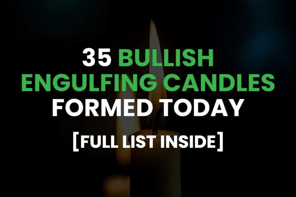 35 Bullish Engulfing Candles Spotted on Daily Charts Today