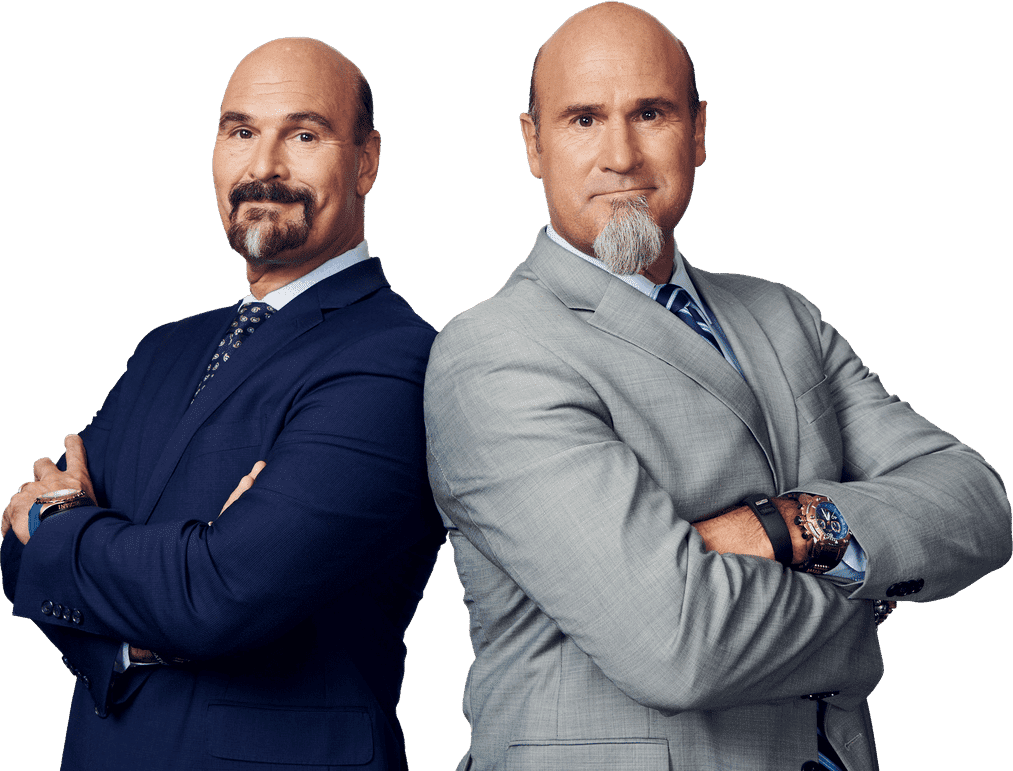 Jon and Pete Najarian on the trading floor